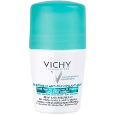 Vichy Deo Рол-он дезодорант, 48h без бели следи, 50 ml