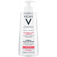 Vichy Pureté Thermale Минерализирана мицеларна вода за чувствителна кожа, 400 ml