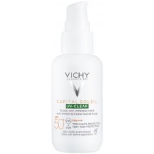 Vichy Capital Soleil Слънцезащитен флуид за лице UV-Clear, SPF50+, 40 ml -1