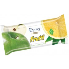 Влажни кърпи за ръце Event - Frutti, Apple & Lemon, 15 броя