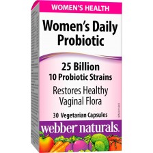 Women’s Daily Probiotic, 30 веге капсули, Webber Naturals -1