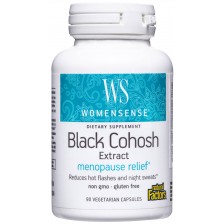WomenSense Black Cohosh, 90 веге капсули, Natural Factors