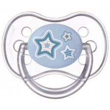 Залъгалка Canpol - Newborn Baby, 0-6 месеца, синя -1