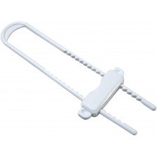 Защитна ключалка за шкафове BabyJem - Бяла -1