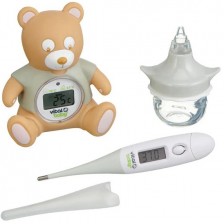 Здравно-хигиенен комплект Vital Baby - 3 в 1, сив