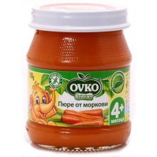 Зеленчуково пюре Bebelan Ovko - Моркови, 100 g