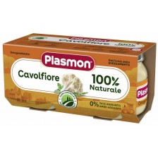 Зеленчуково пюре Plasmon - Карфиол, 2 х 80 g -1