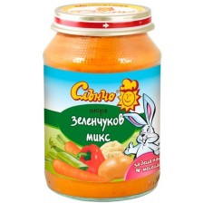 Зеленчуково пюре Слънчо - Зеленчуков микс, 190 g -1