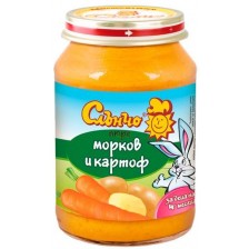 Зеленчуково пюре Слънчо - Моркови и картоф, 190 g -1