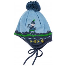 Зимна шапка Maximo - Рицар, синя, размер 47 -1