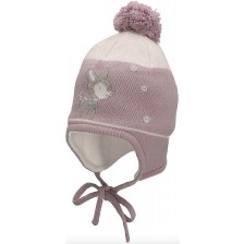 Зимна бебешка шапка Sterntaler - С еленче, 49 cm, 12-18 месеца -1