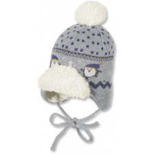 Зимна бебешка шапка Sterntaler - 39 cm, 3-4 месеца -1