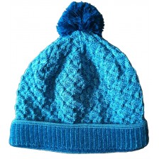 Зимна шапка с помпон Maximo - Синя -1
