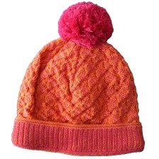 Зимна шапка с помпон Maximo - Оранжева