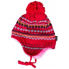 Зимна шапка Maximo - Размер 49, червена
