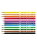 Комплект цветни молива Milan - Триъгълни, 12 цвята - 2t