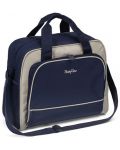 Чанта за количка Babyono - Basic, тъмносиньо и сиво - 1t
