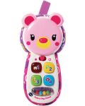 Детска играчка Vtech - Телефон розово меченце - 3t