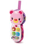Детска играчка Vtech - Телефон розово меченце - 2t