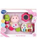 Подаръчен комплект играчки за бебе Vtech - Розов - 1t