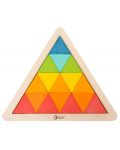 Дървена мозайка Classic World - Триъгълник - 1t