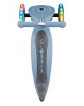 Тротинетка  Globber - Primo Foldable Lights, пастелно синя - 3t