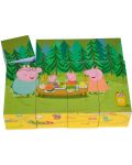 Дървени кубчета Eichhorn - Peppa Pig, 12 части - 8t