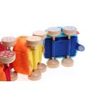 Мека играчка за дърпане Sigikid Baby PlayQ - Влакче Сафари - 3t