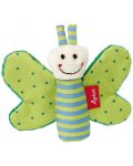 Бебешка играчка Sigikid Grasp Toy - Зелена пеперуда, 9 cm - 1t