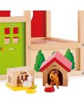 Комплект дървени мини мебели Hape - Къщички за домашни любимци - 3t