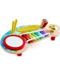 Детска музикална маса Hape - 5 музикални инструмента, от дърво - 1t