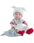 Кукла-бебе Paola Reina Los Bebitos - С кърпа и моряшка блузка, момченце, 45 cm - 1t
