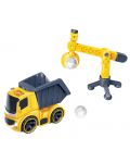 Игрален комплект Ocie - Камион и кран Work Construction, със звук - 1t