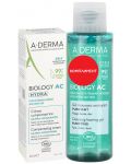 A-Derma Biology AC Комплект - Хидратиращ крем и Пенещ се гел, 40 + 100 ml (Лимитирано) - 1t
