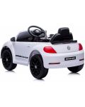 Акумулаторна кола Chipolino - VW Beetle Dune Convertible, бяла - 5t