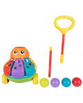 Активна играчка за бутане с топчета Playgro + Learn - Октопод - 2t