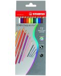 Акварелни моливи Stabilo Aquacolor – 12 цвята - 1t