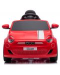 Акумулаторна кола Chipolino - Fiat 500, червена - 2t