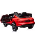 Акумулаторна кола Chipolino - Audi e-Tron, с кожена седалка, червена - 6t