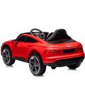 Акумулаторна кола Chipolino - Audi e-Tron, с кожена седалка, червена - 8t