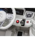 Акумулаторна кола KikkaBoo - Licensed Mercedes Benz EQG, бяла - 9t