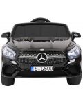 Акумулаторна кола KikkaBoo - Licensed Mercedes Benz SL500, черна - 2t