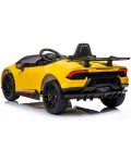 Акумулаторна кола Chipolino - Lamborghini Huracan, жълта, с EVA гуми - 4t