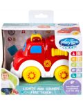 Активна играчка Playgro + Learn - Пожарна кола, със светлини и звуци - 2t