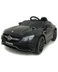 Акумулаторна кола Moni - Mercedes C63s, QY1588, черен металик - 1t