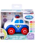 Активна играчка Playgro + Learn - Полицейска кола, със светлини и звуци - 2t