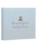 Албум за снимки с посребрена декорация Bambino - Beautiful baby boy - 1t