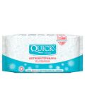 Антибактериални мокри кърпички Quickline, 15 броя - 1t