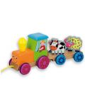 Детска играчка за дърпане Andreu Toys - Трактор с животни - 1t