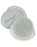 Антибактериална силиконова четка за баня Shnuggle - Сива - 1t